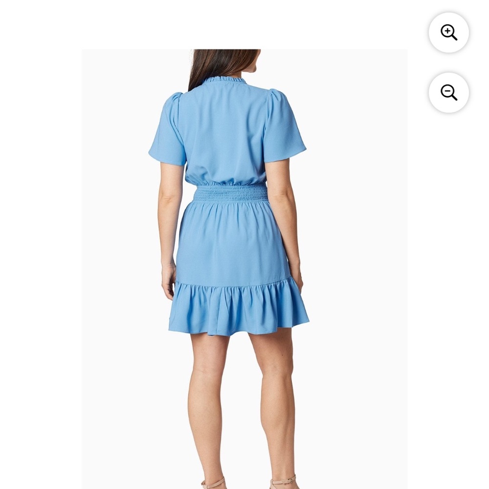 Draper James Ladies Double Tiered V- Neck Mini Dress - Picture 2 of 11